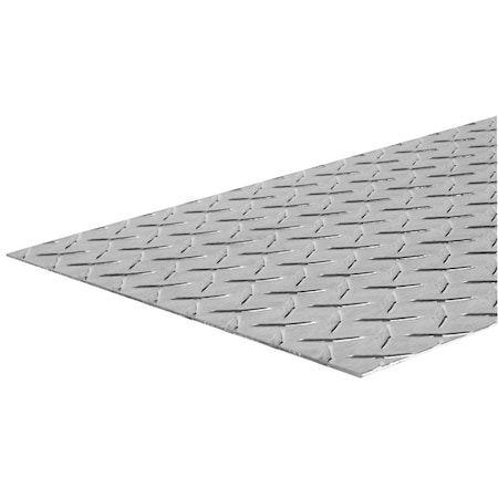Steelworks Boltmaster 24 in. 12 in. Uncoated Steel Diamond Tread Plate 11799